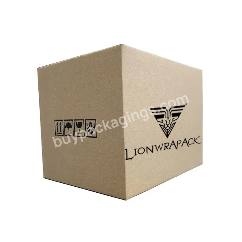 Wholesale Custom Kraft 5 Layers Paper Corrugated Cardboard Carton Box Large Moving Boxes