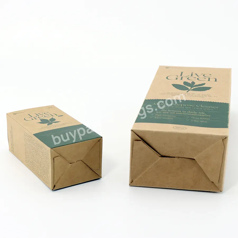 Wholesale Custom Kraft Paper Perfume Box With Logo High Quality Gift Box Packaging