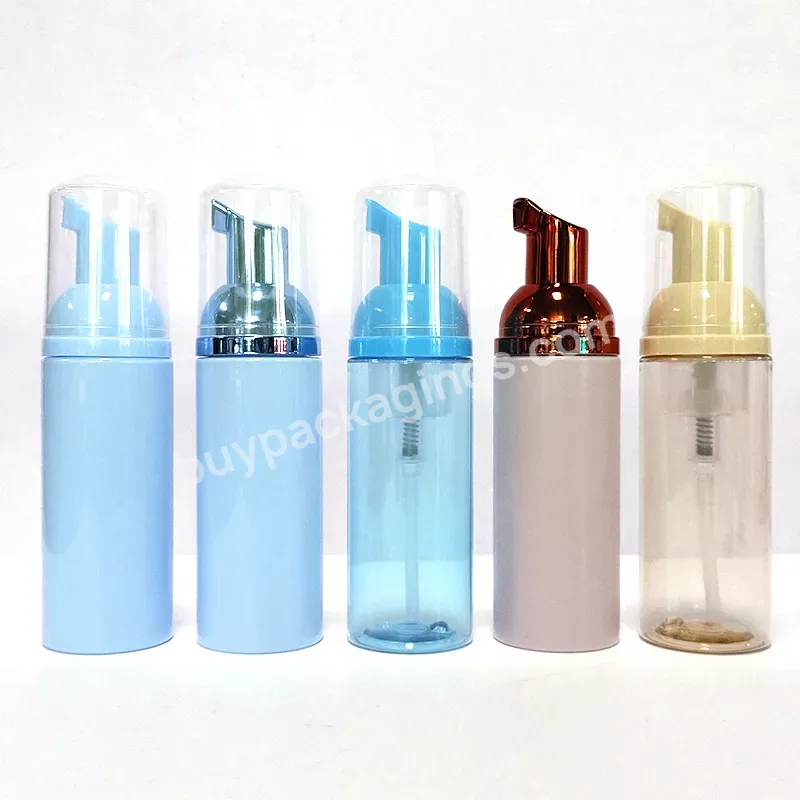 Wholesale Custom Label 60 Ml Plastic Foaming Pump Bottles Lash Cleanser Shampoo Bottles Foam Dispenser Bottles