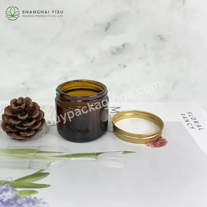 Wholesale Custom Label Amber Glass Candle Jars Matt Amber Soy Wax Scented Candle Jar Cup With Metal Lids - Buy Wax Scented Candle Jar,Amber Glass Candle Jars,Plastic Candle Cup.