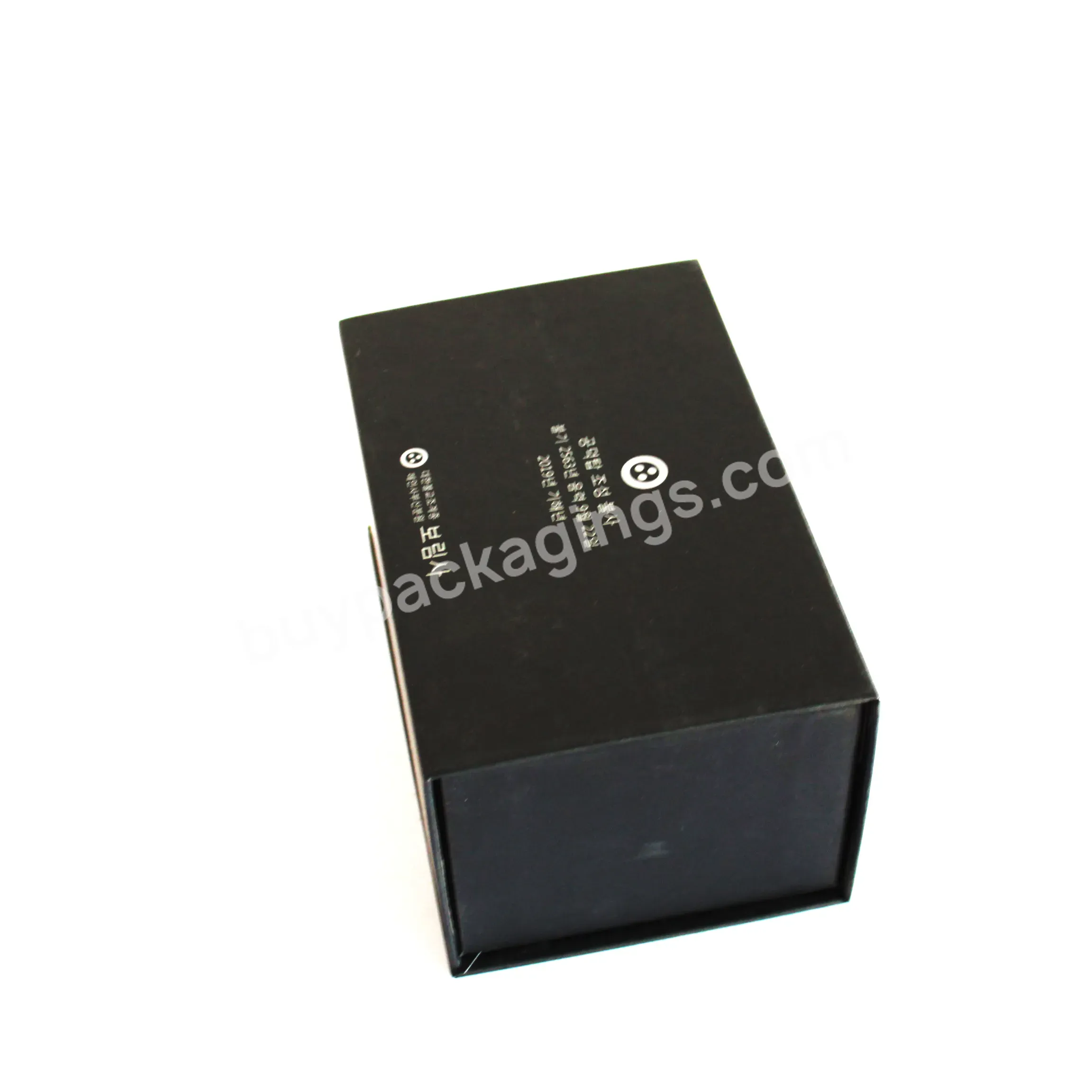 Wholesale Custom Logo Black Color Luxury Jewelry Paper Packaging Shipping Carton Magnetic Gift Box