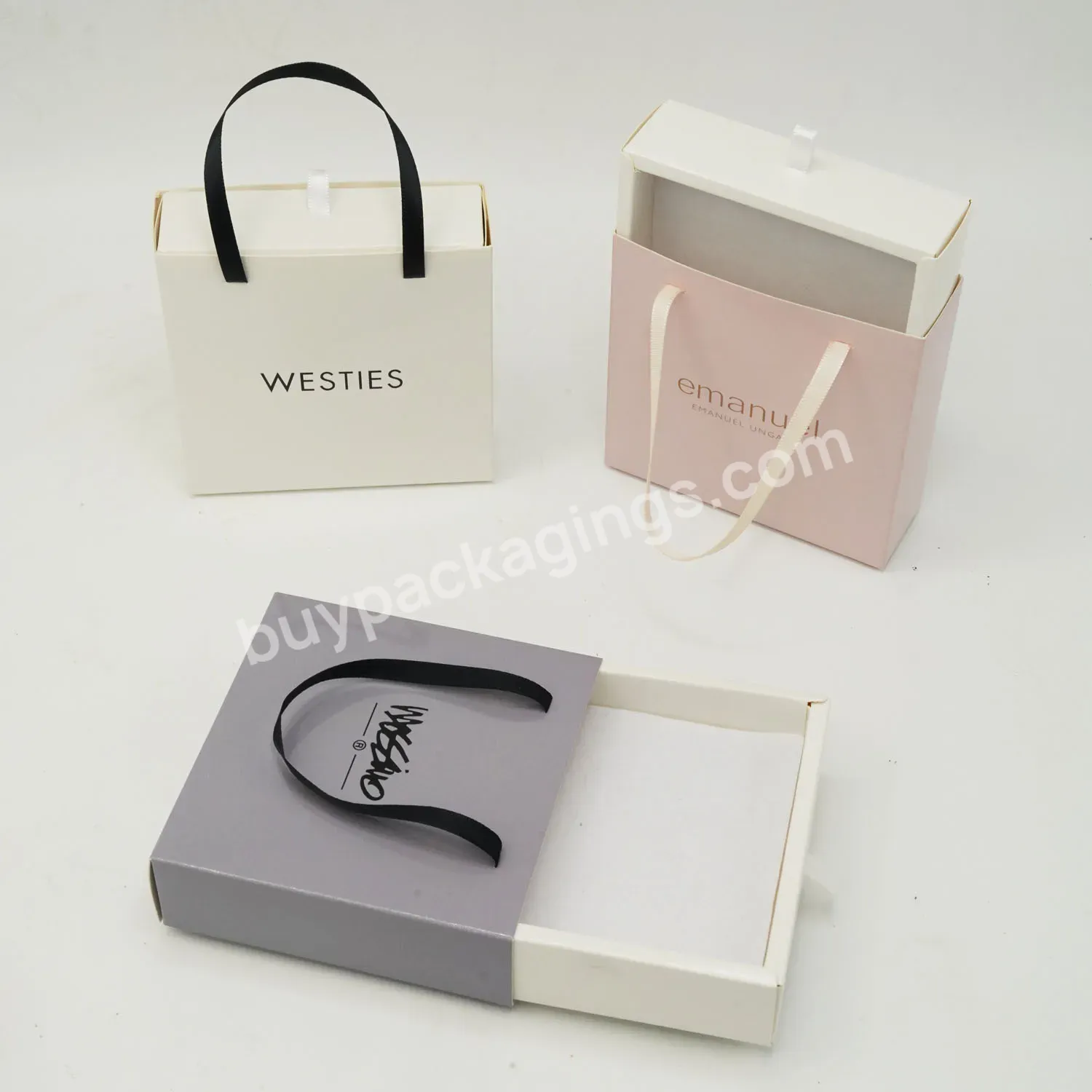 Wholesale Custom Logo Cardboard Bracelet Earrings Rings Box Packaging Small Drawer Jewelry Box With Handle - Buy Custom Jewelry Box With Handle,Jewelry Paper Box With Handle,Drawer Jewelry Box Cardboard Packaging With Handle.