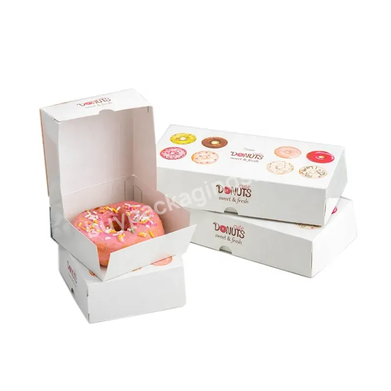 Wholesale Custom Logo Cardboard Paper Cookie Box Food Biscuit Packaging Dessert Box