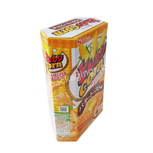 Wholesale Custom Logo Cardboard Paper Packaging Boxes Snacks Food Pack Box
