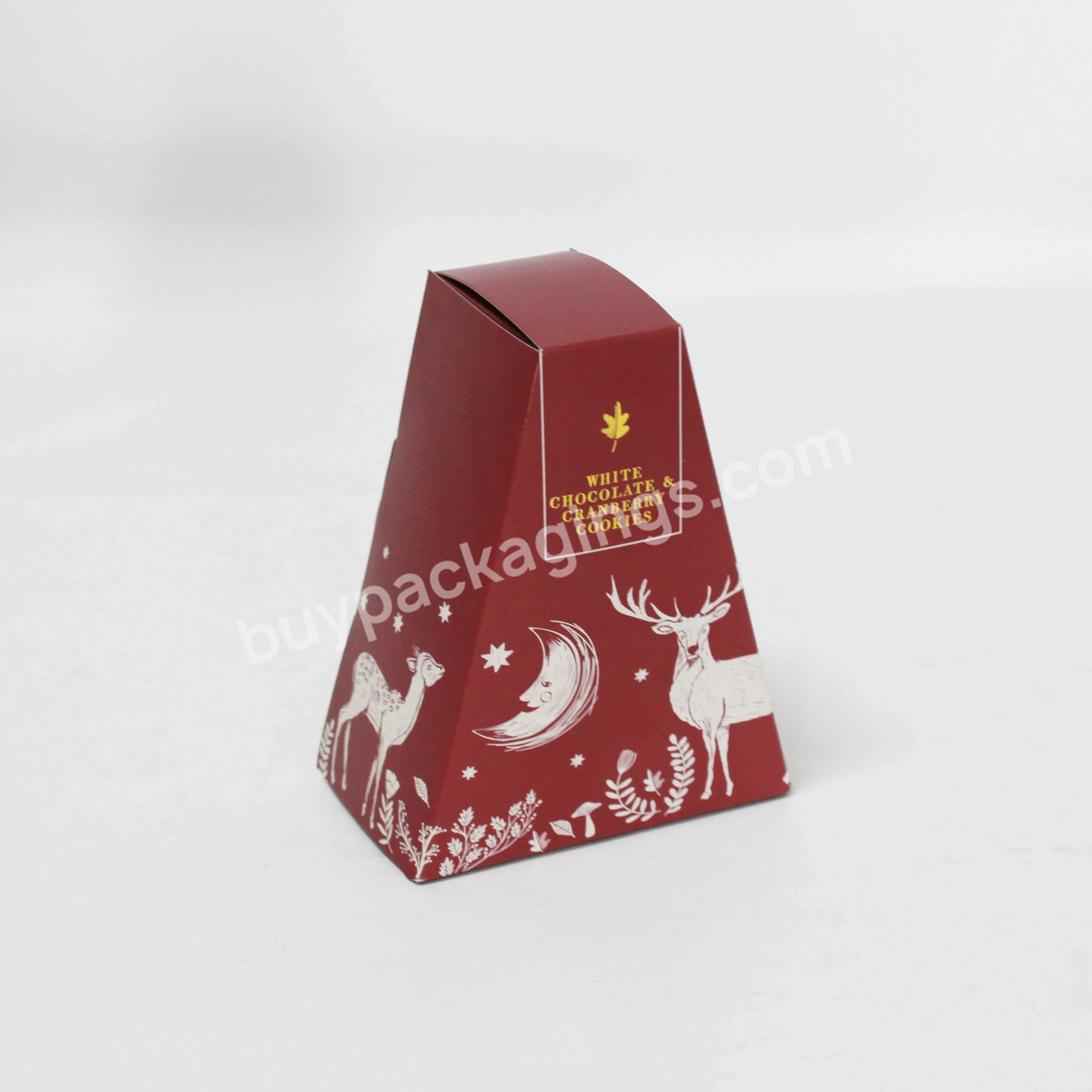 Wholesale Custom Logo Chocolate Boxes Triangle Cardboard Paper Packaging Box For Chocolate