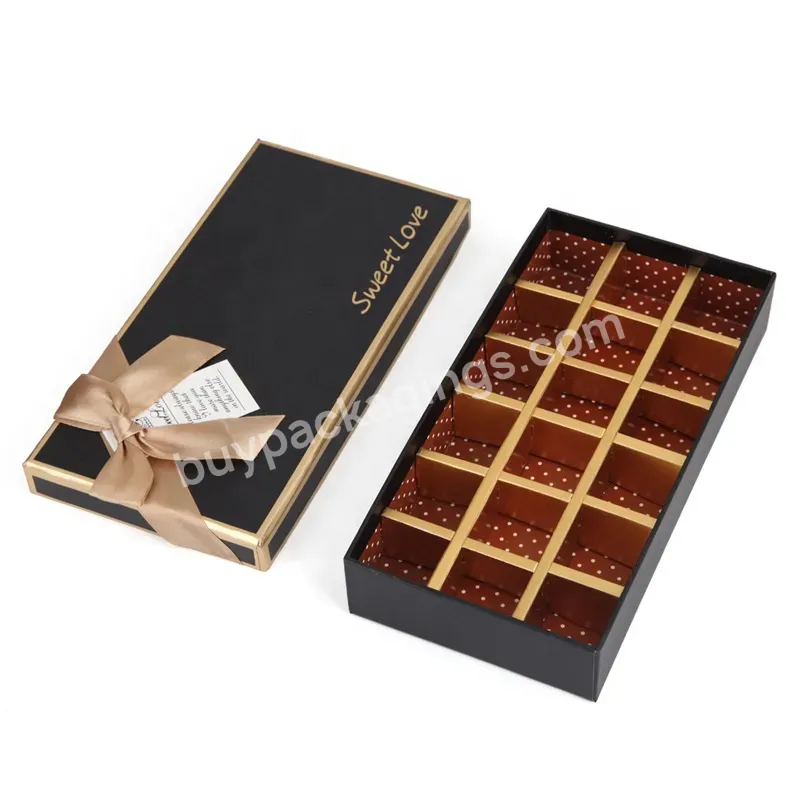 Wholesale Custom Logo Chocolate Gifts Box Luxury Paper Packaging Box For Chocolate