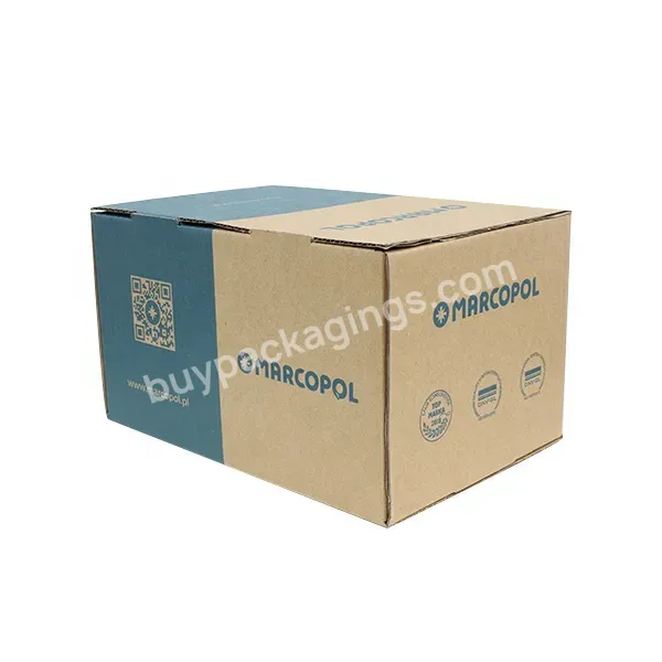 Wholesale Custom Logo Corrugated Cardboard Box Box Fruit Shipping Carton Counter Packaging Box