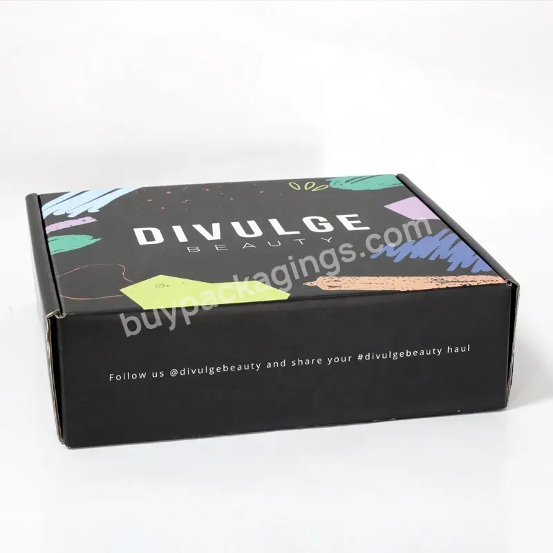 Wholesale Custom Logo Corrugated Paper Boxes Clothing Packaging Mailer Box For Clothes