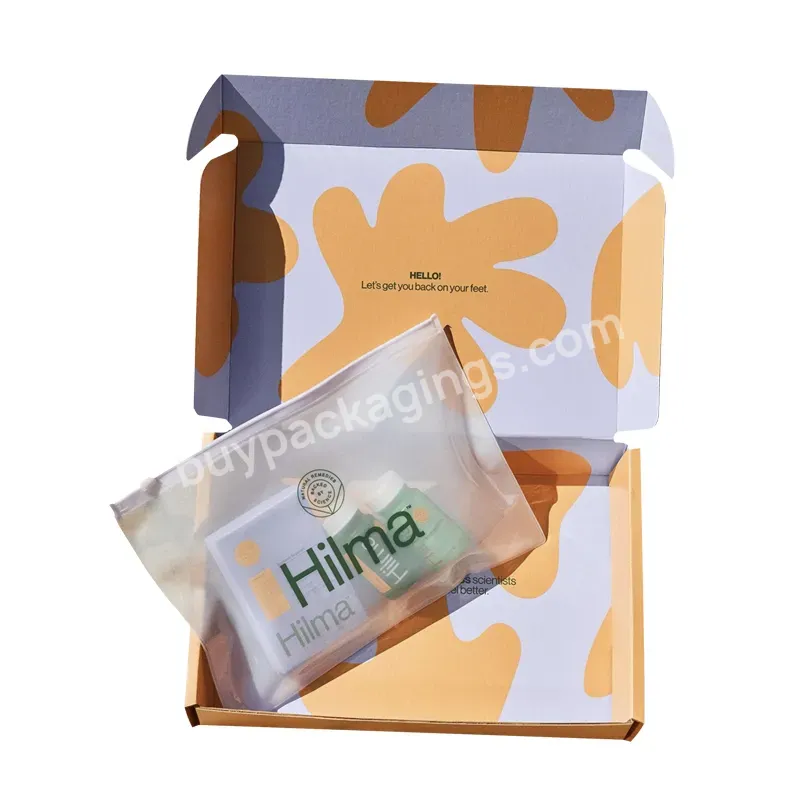 Wholesale Custom Logo Corrugated Paper Packaging Recycled Materials Mailer Clothing Shipping Boxes