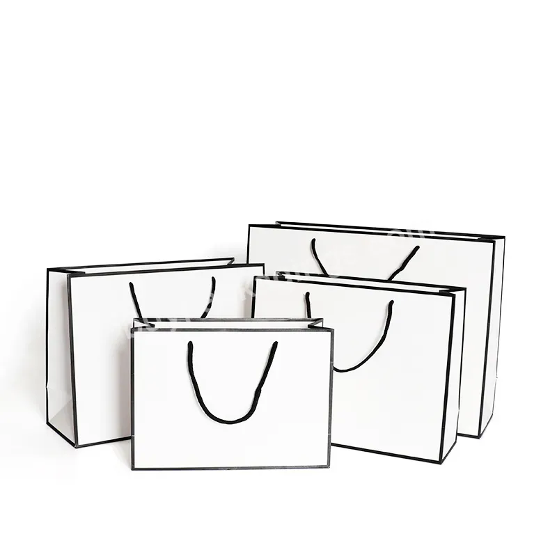 Wholesale Custom Logo Kraft Paper Bag For Gift With Handle