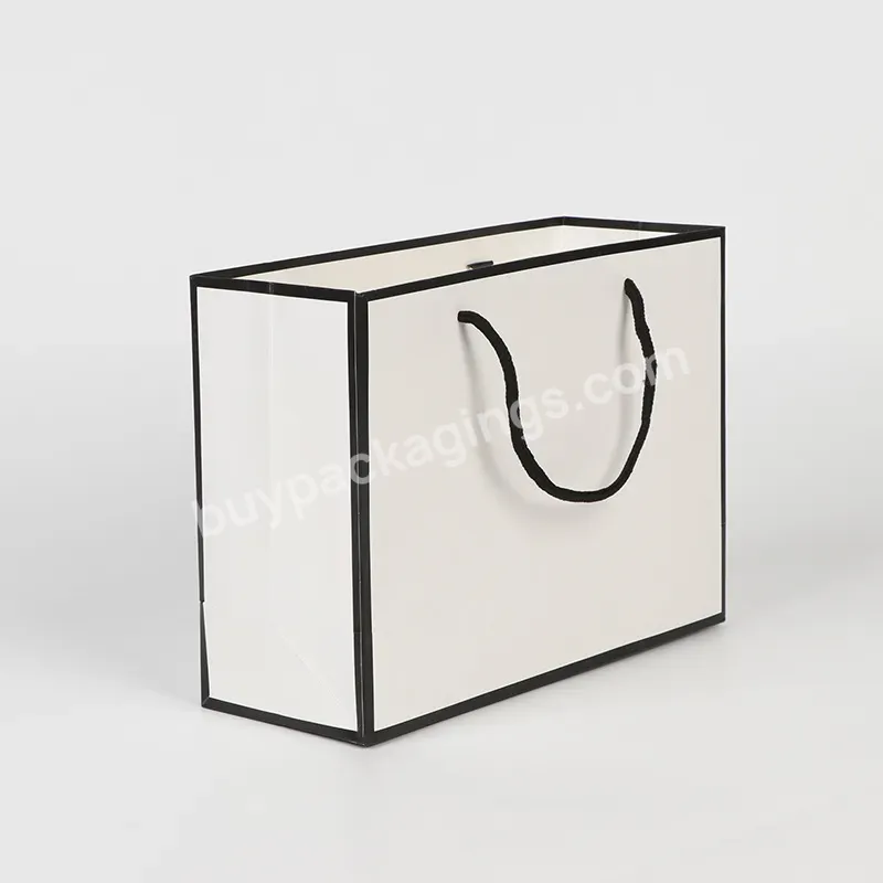 Wholesale Custom Logo Kraft Paper Bag For Gift With Handle