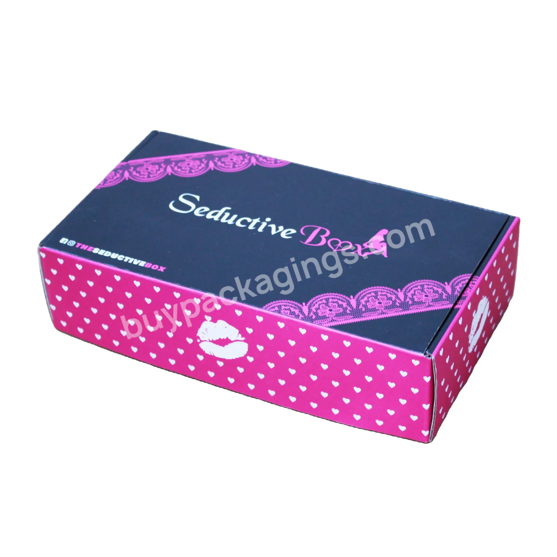 Wholesale Custom Logo Luxury Corrugated Paper Box Packaging Clothing Mailer Packing Gift Box For Underwear