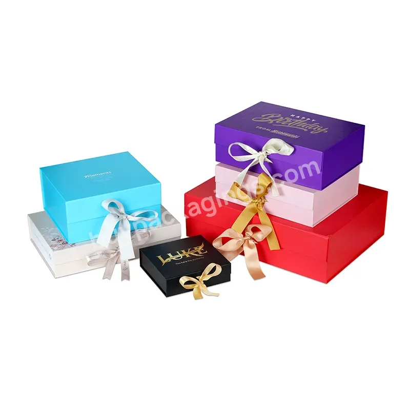 Wholesale Custom Logo Luxury Gift Box Packaging Folding Magnetic Bridesmaid Proposal Gift Box Set