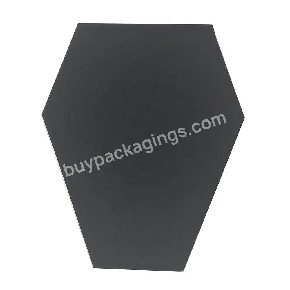 Wholesale Custom Logo Luxury Pink Cardboard Paper Coffin Shape Gift Box