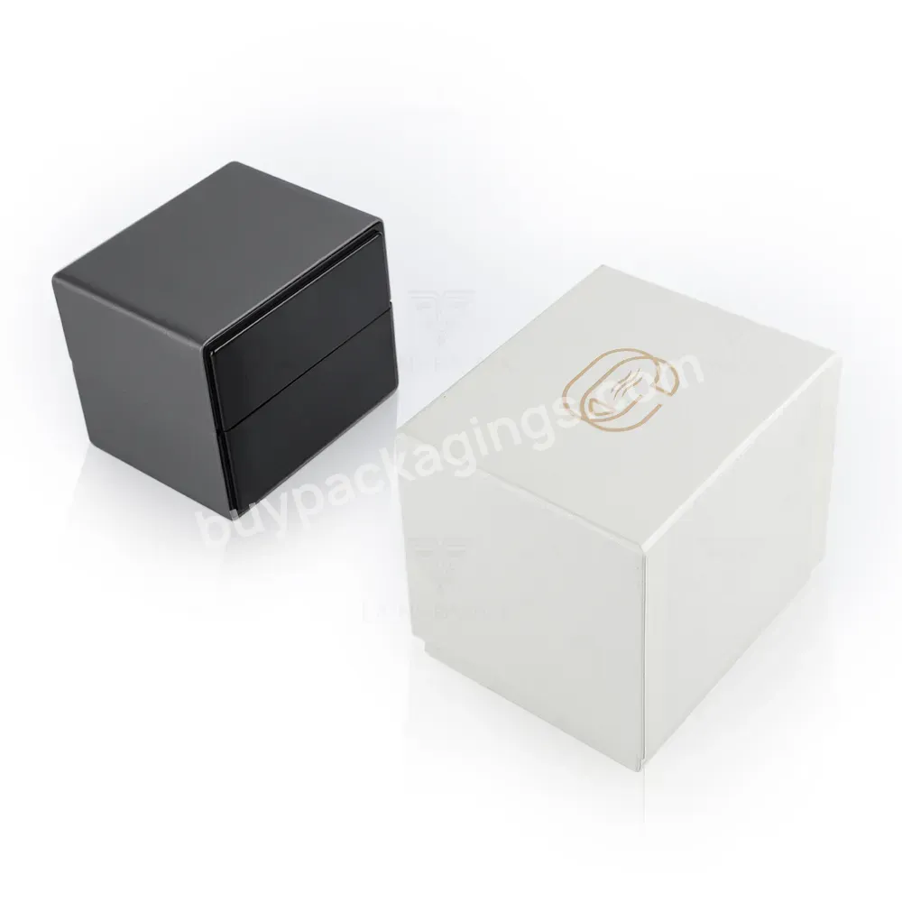 Wholesale Custom Logo Luxury Rigid Paper Cardboard Box With Foam Insert Eva Insert Recycled Lid And Base Gift Box