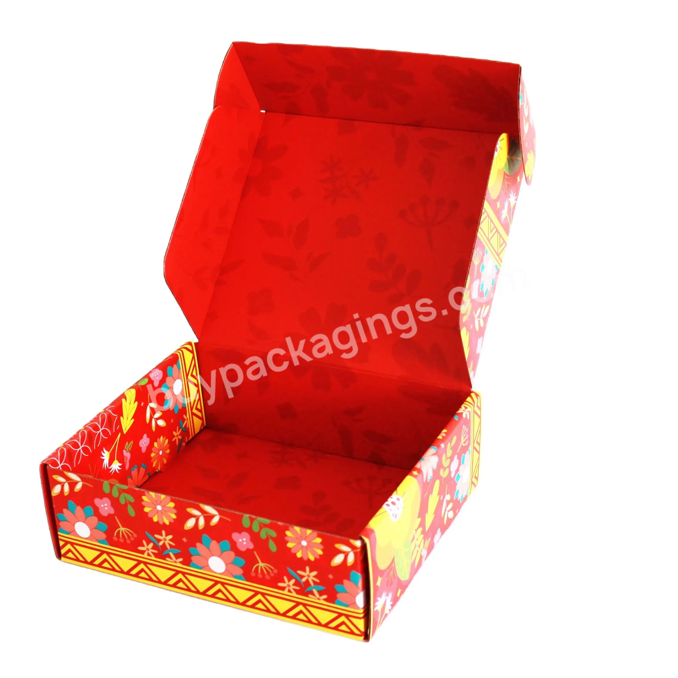 Wholesale Custom Logo Mailer Clothing Box Packaging Corrugated Paper Fashionistas Clothes Packing