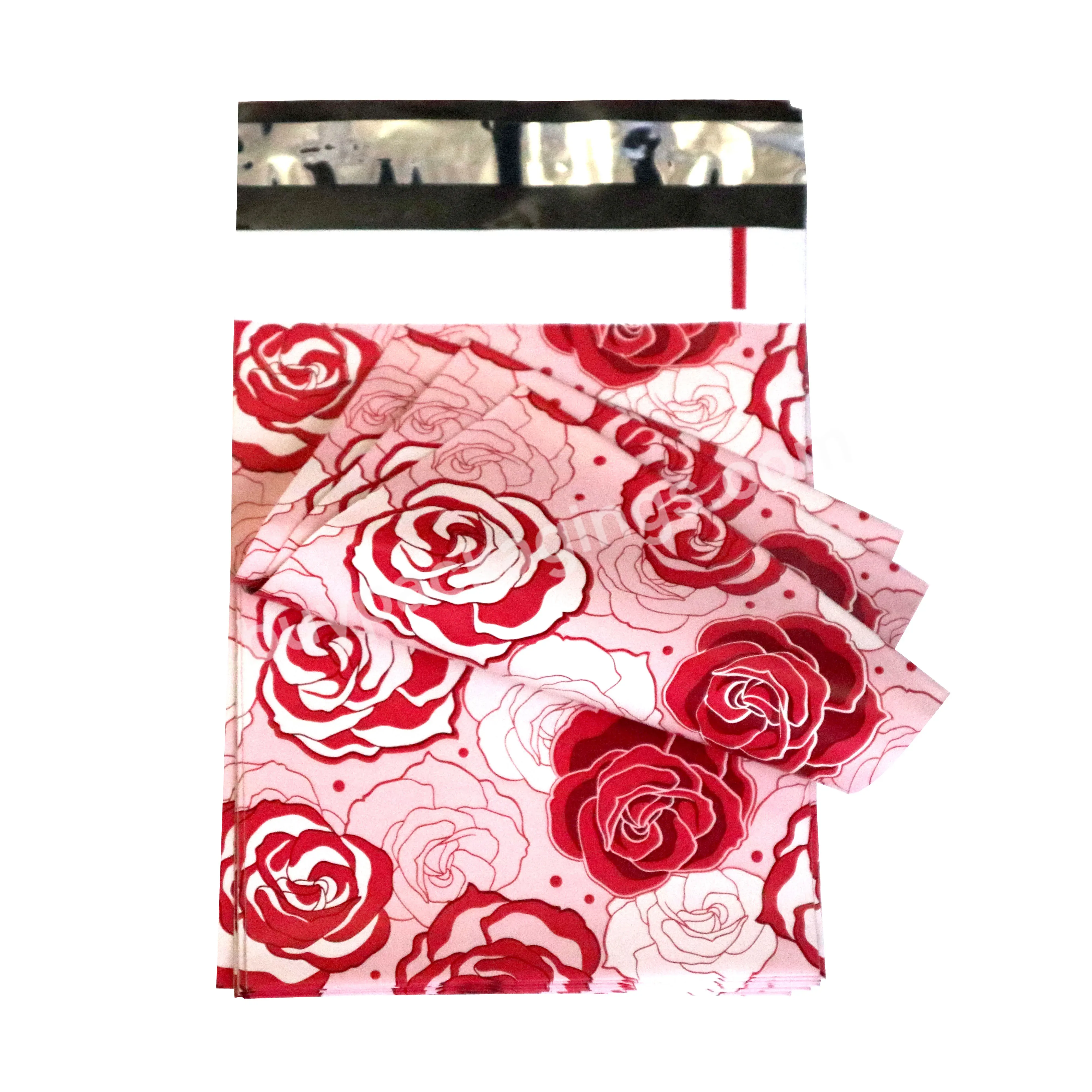 Wholesale Custom Logo Mailing Bags New Material Bagged Packaged Printed Rose Customized Bags For Packaging