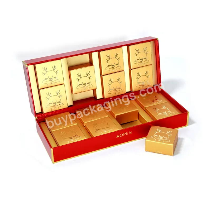 Wholesale Custom Logo Oem Golden Colour Small Tea Gift Box Cardboard Tea Box