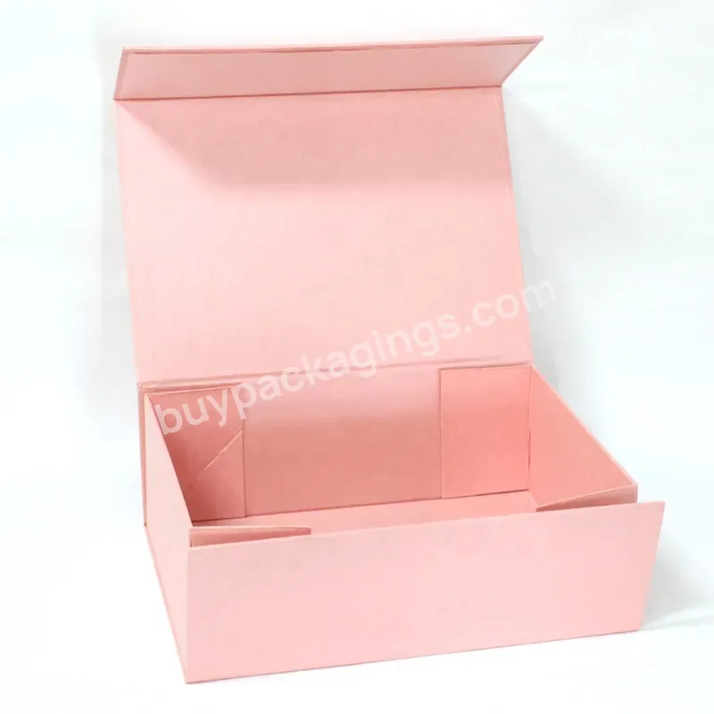 Wholesale Custom Logo Paperboard Box Clothing Packaging Boxes Foldable Magnetic Gift Box For Clothes