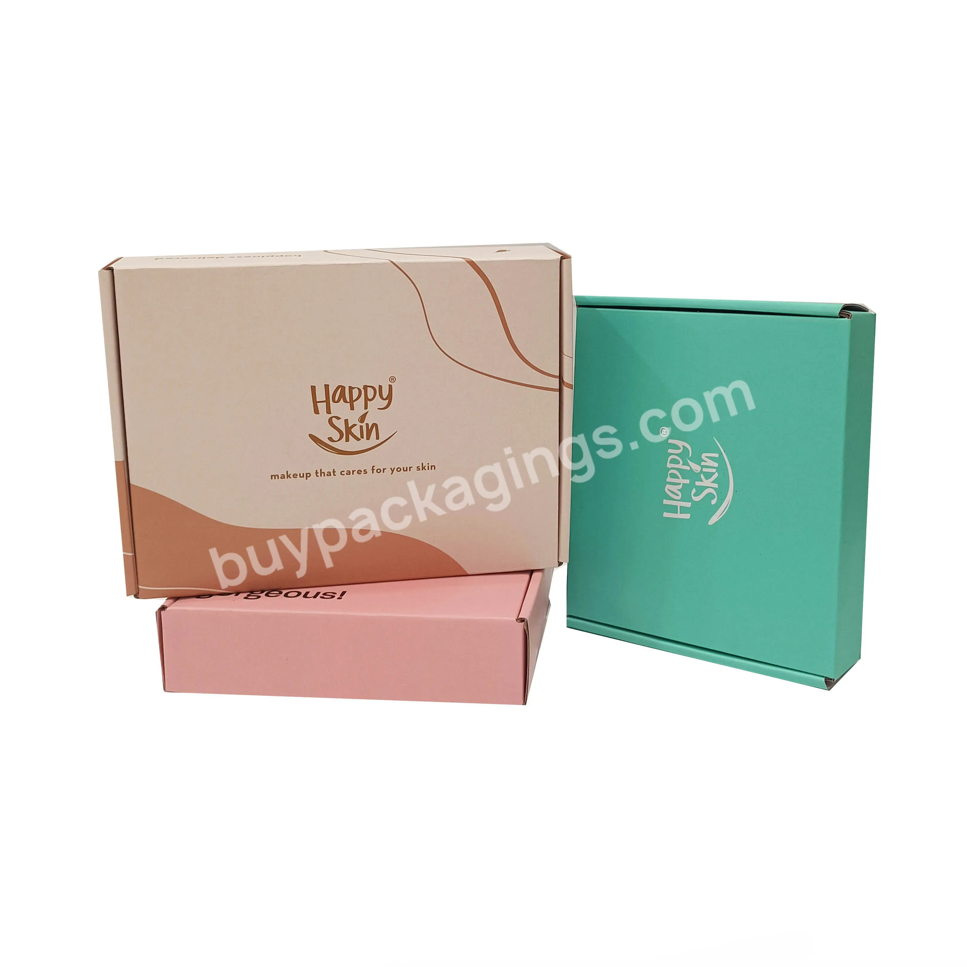 Wholesale Custom Logo Pink Brown Black White Small Large Shipping Logistics Packaging Jewelry Gift Cardboard Kraft Paper Boxes