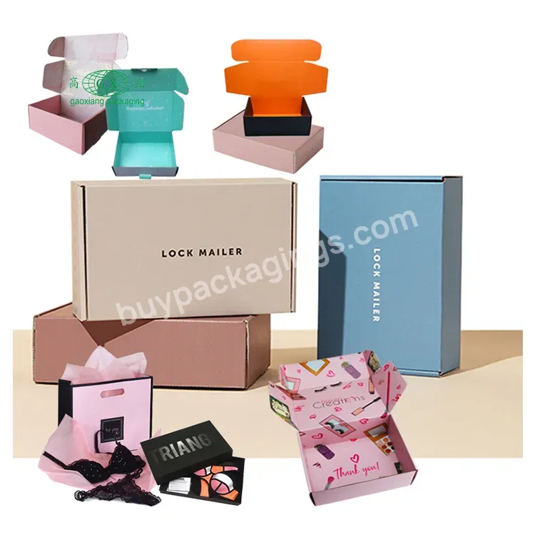 Wholesale Custom Logo Pink Brown Black White Small Large Shipping Logistics Packaging Jewelry Gift Cardboard Kraft Paper Boxes