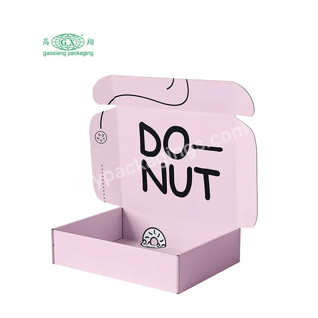 Wholesale Custom Logo Printed Donut Box Doughnut Package Bakery Eco Cake Boards Box Personalized Boxes