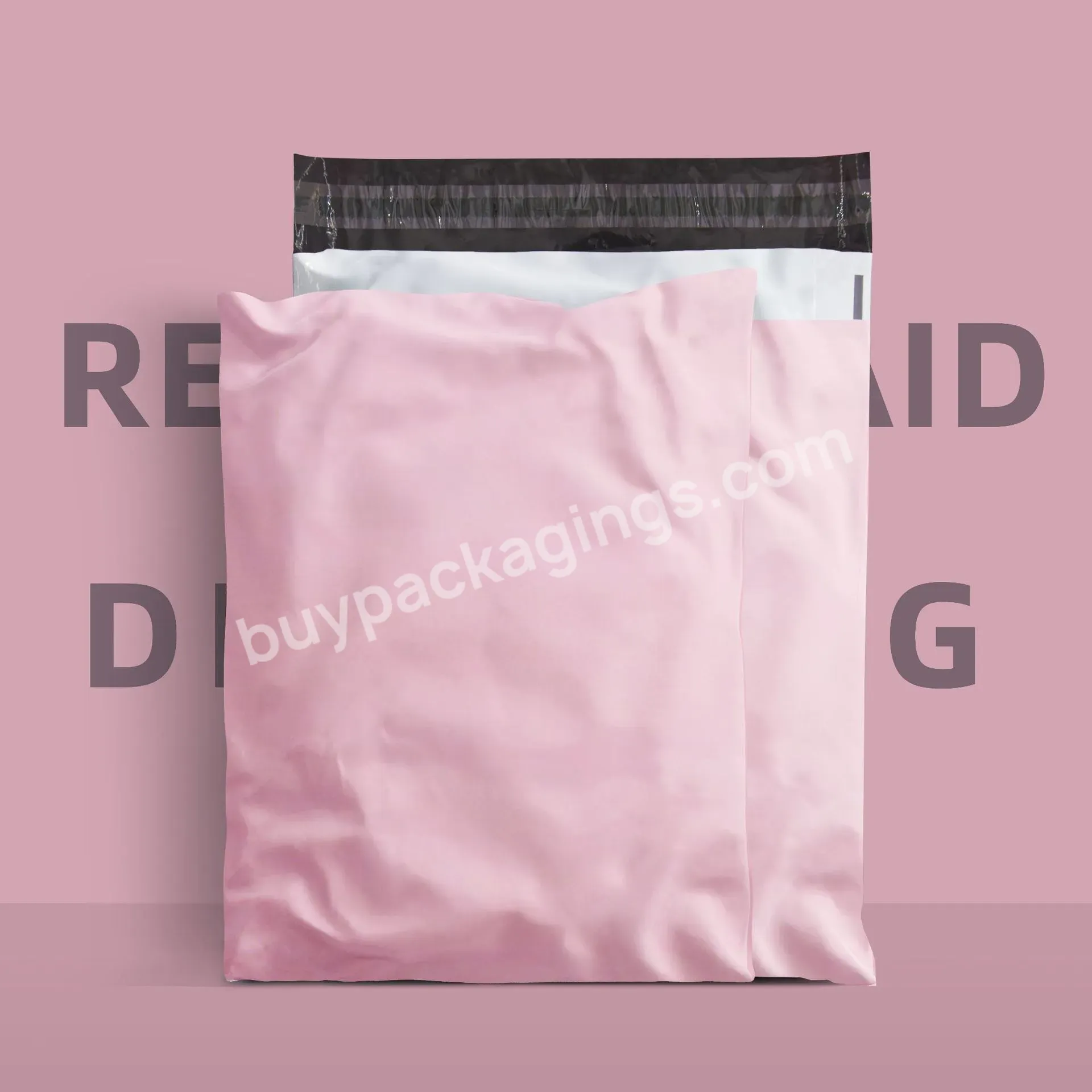 Wholesale Custom Logo Printed Shipping Envelops Colored Poly Mailer Package Bags With Handle