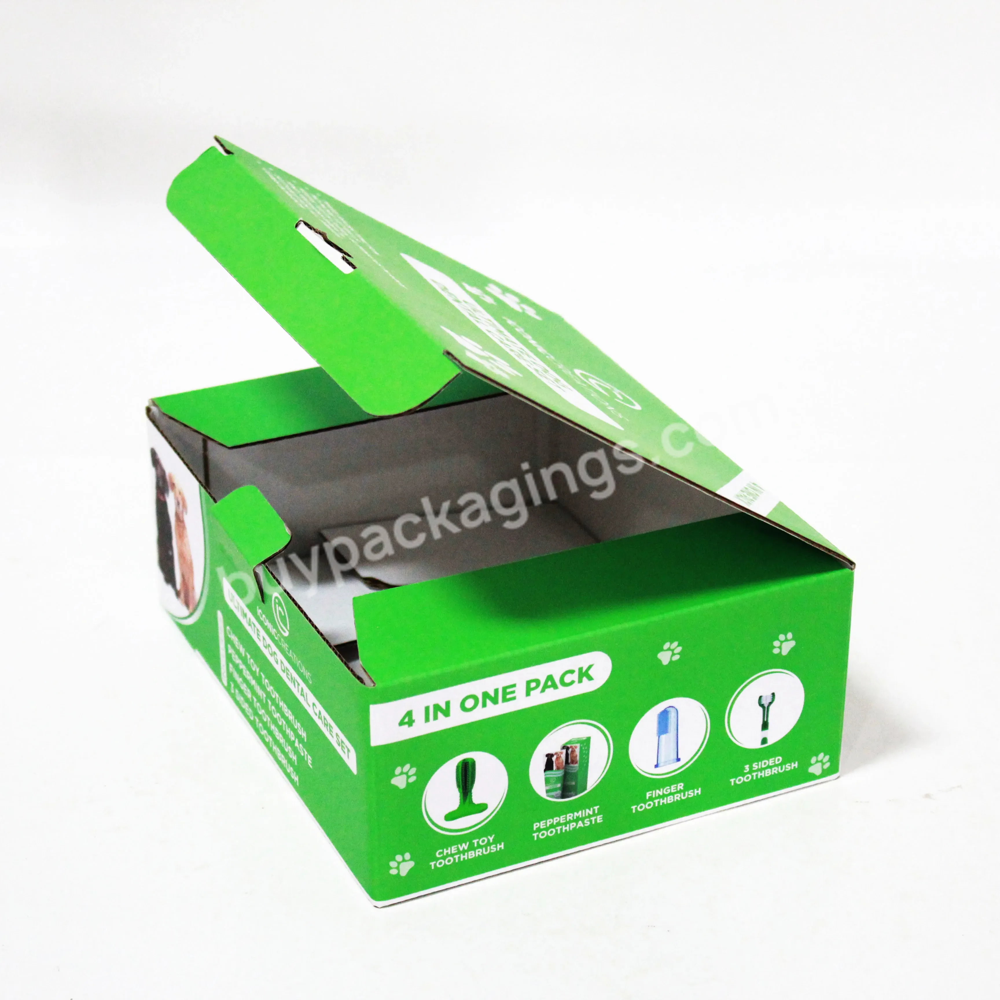 Wholesale Custom Logo Printing Paper Box Packaging Corrugated Boxes For Dog Collars