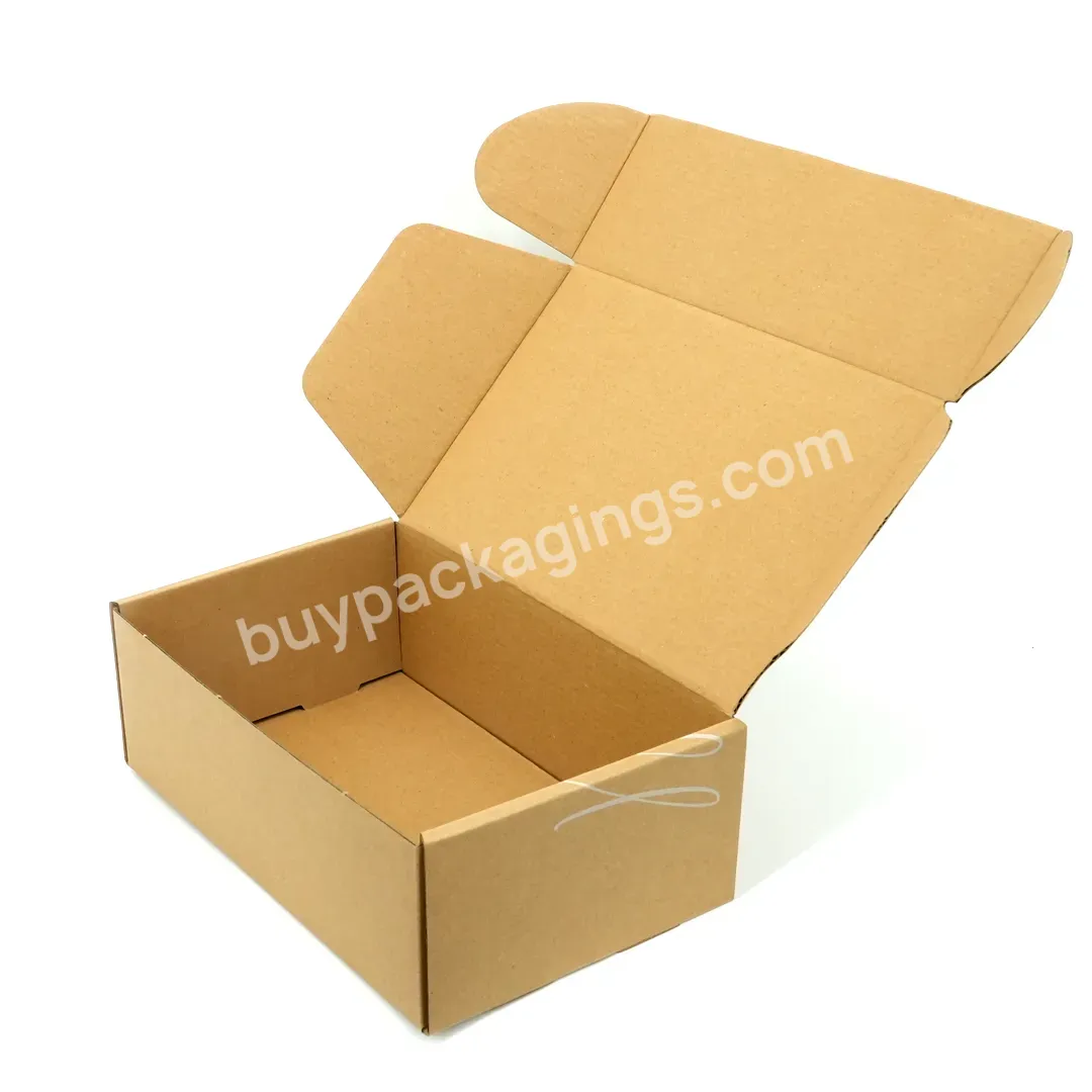 Wholesale Custom Logo Shape Eco Friendly Cardboard Carton Gift Mailing Mailer Shipping Corrugated Paper Packaging Box