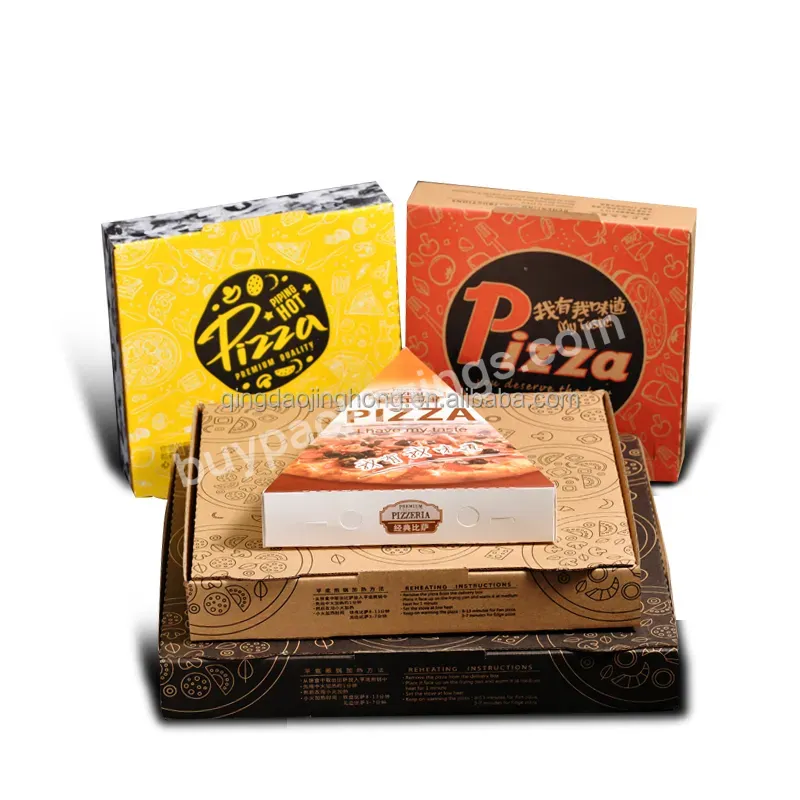 Wholesale Custom Logo16 Inch Pizza Dough Proofing Box Black Pizza Box Packaging Corrugated Caja De Pizza