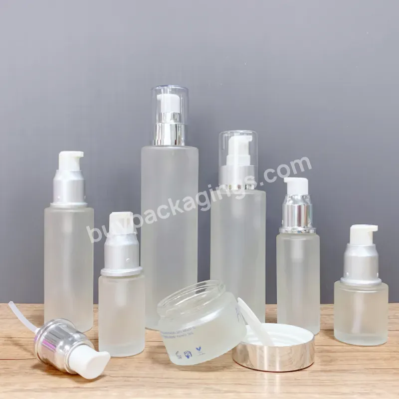 Wholesale Custom Luxury 20g 30g 50g 20ml 35ml 50ml 100ml Cosmetics Packaging Face Cream Serum Skin Care Cosmetic Bottle Sets