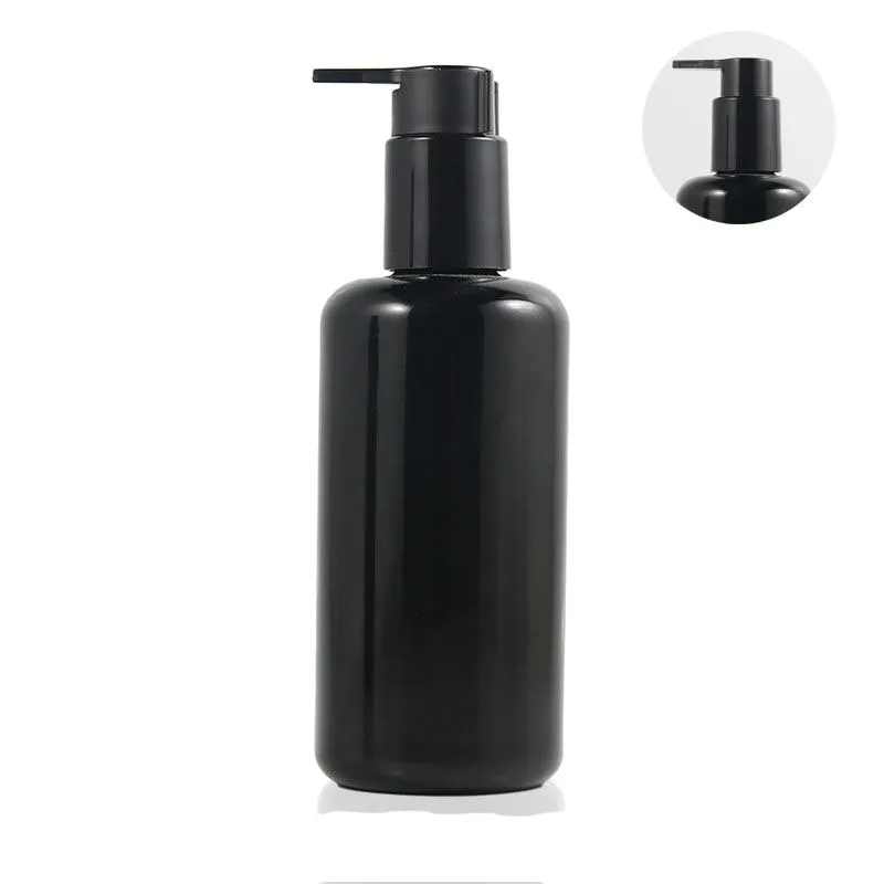 Wholesale Custom Luxury Black Keep Out Of Light Glass Bottle For MedicineCosmetic