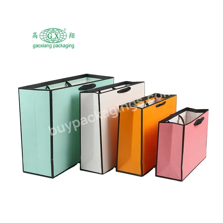 Wholesale Custom Luxury High Quality Gloss/matte Laminated Gift Shopping Paper Bag