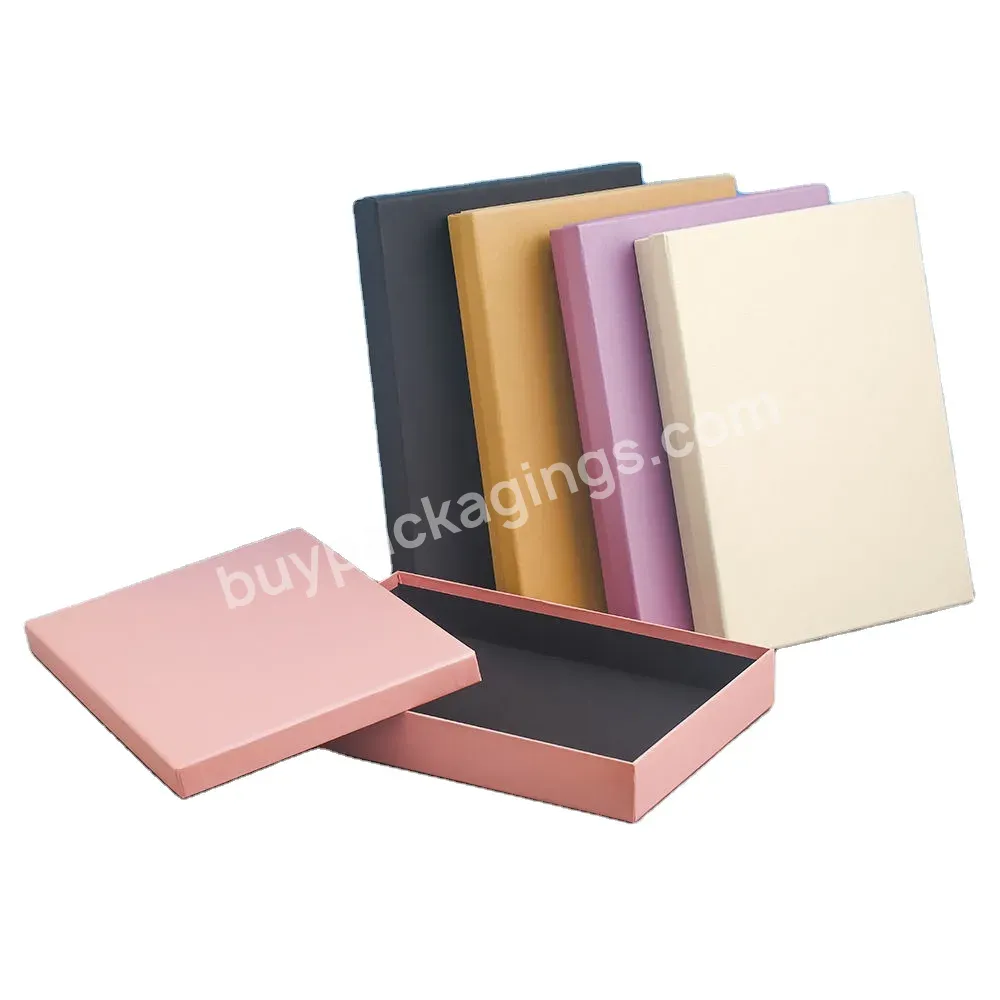 Wholesale Custom Luxury Rigid Cardboard Gift Box Design Logo Lid And Base Paper Box For Gift