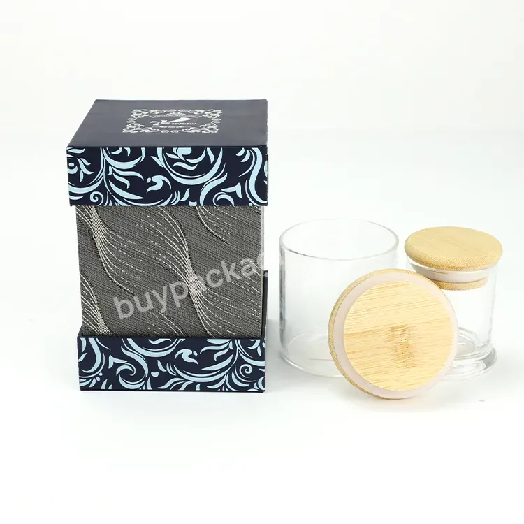 Wholesale Custom Luxury Rigid Empty Cajas Para Vela Cosmetic Perfume Gift Shipping Cardboard Paper Packaging Candle Jar Boxes