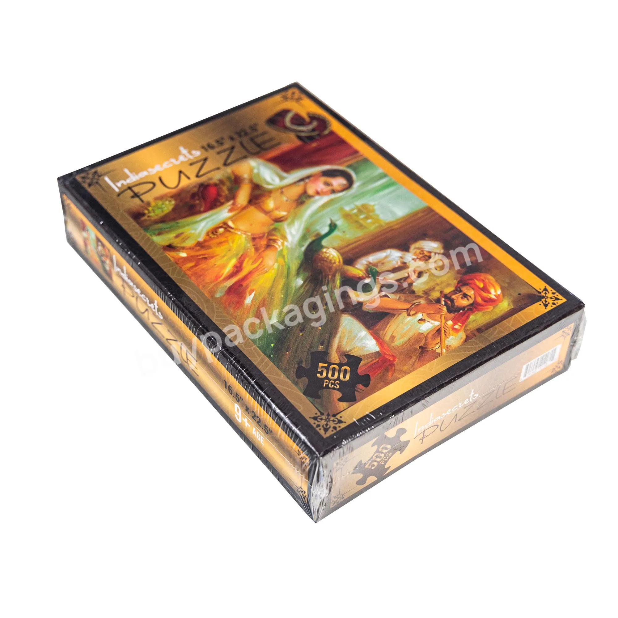 Wholesale Custom Made 1000 Pieces Paper Jigsaw Puzzle Gift Boxes