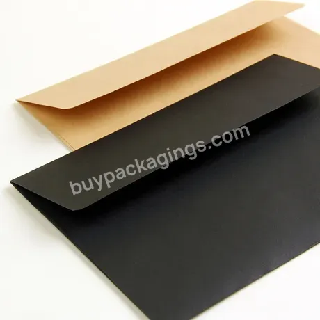 Wholesale Custom Made Paper Craft V Flap Self Seal Envelopes Packaging Thank You Card Envelope