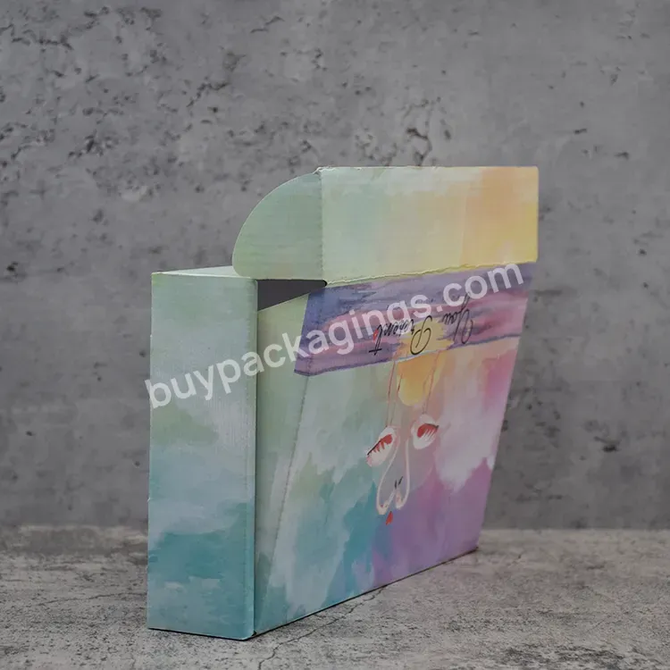 Wholesale Custom Mailbox For Luxury Shipping Box Colour Packaging Box Gift Modern With Ribbon And Logo