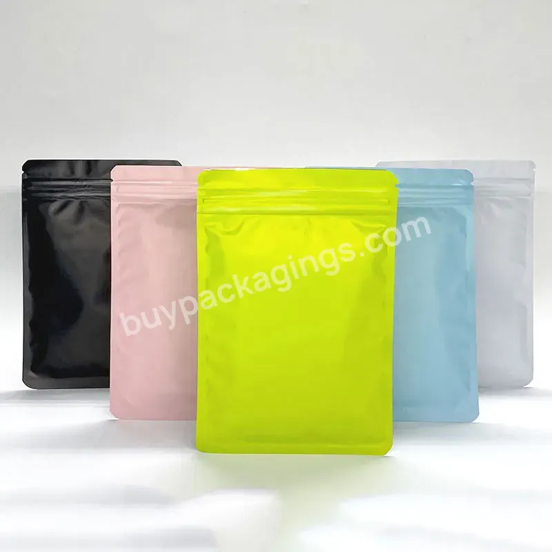 Wholesale Custom Packaging Plastic Offset Printing Aluminum Foil Bag Resealable Composite Zipper Bag