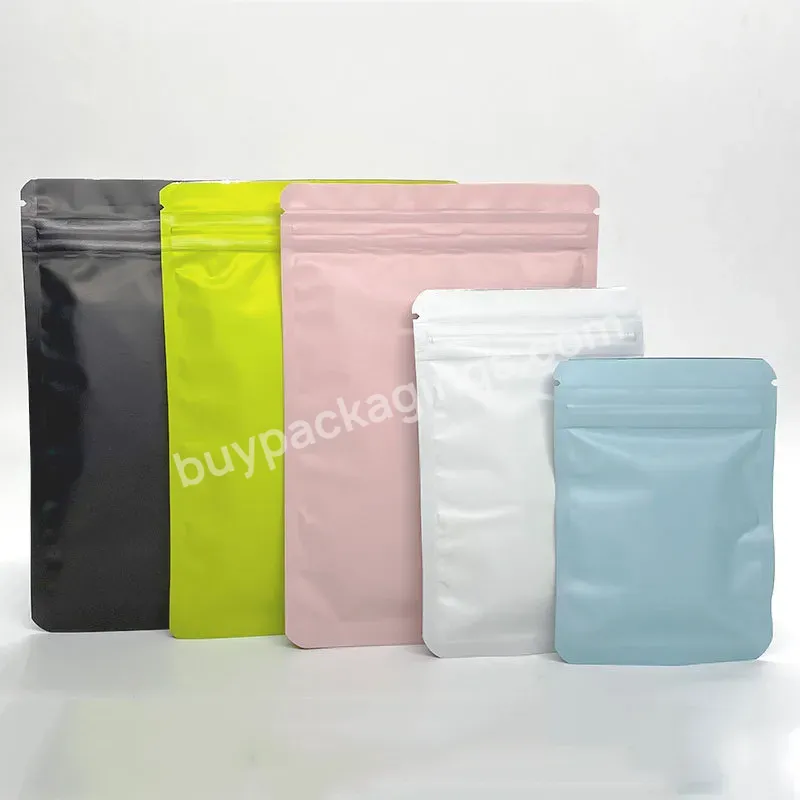 Wholesale Custom Packaging Plastic Offset Printing Aluminum Foil Bag Resealable Composite Zipper Bag