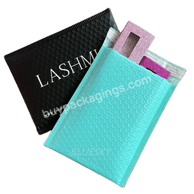 Wholesale Custom Padded Envelope Logo Printed Matte Malachite Green Bubble Mailers For Packaging Your Products