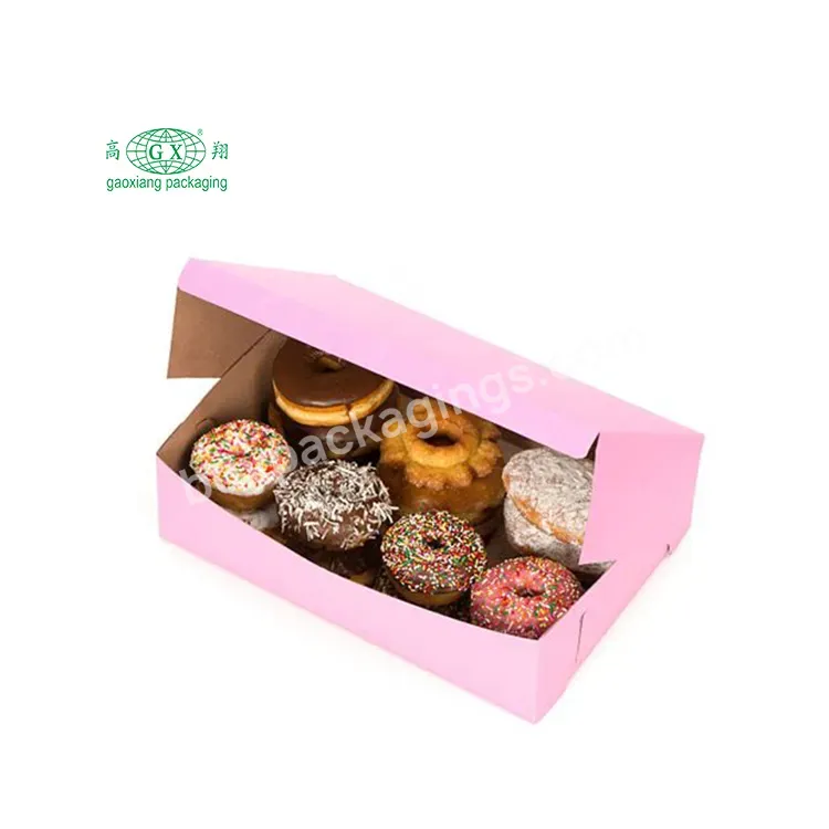 Wholesale Custom Paper Box Cookie Dessert Box Donut Packaging Box