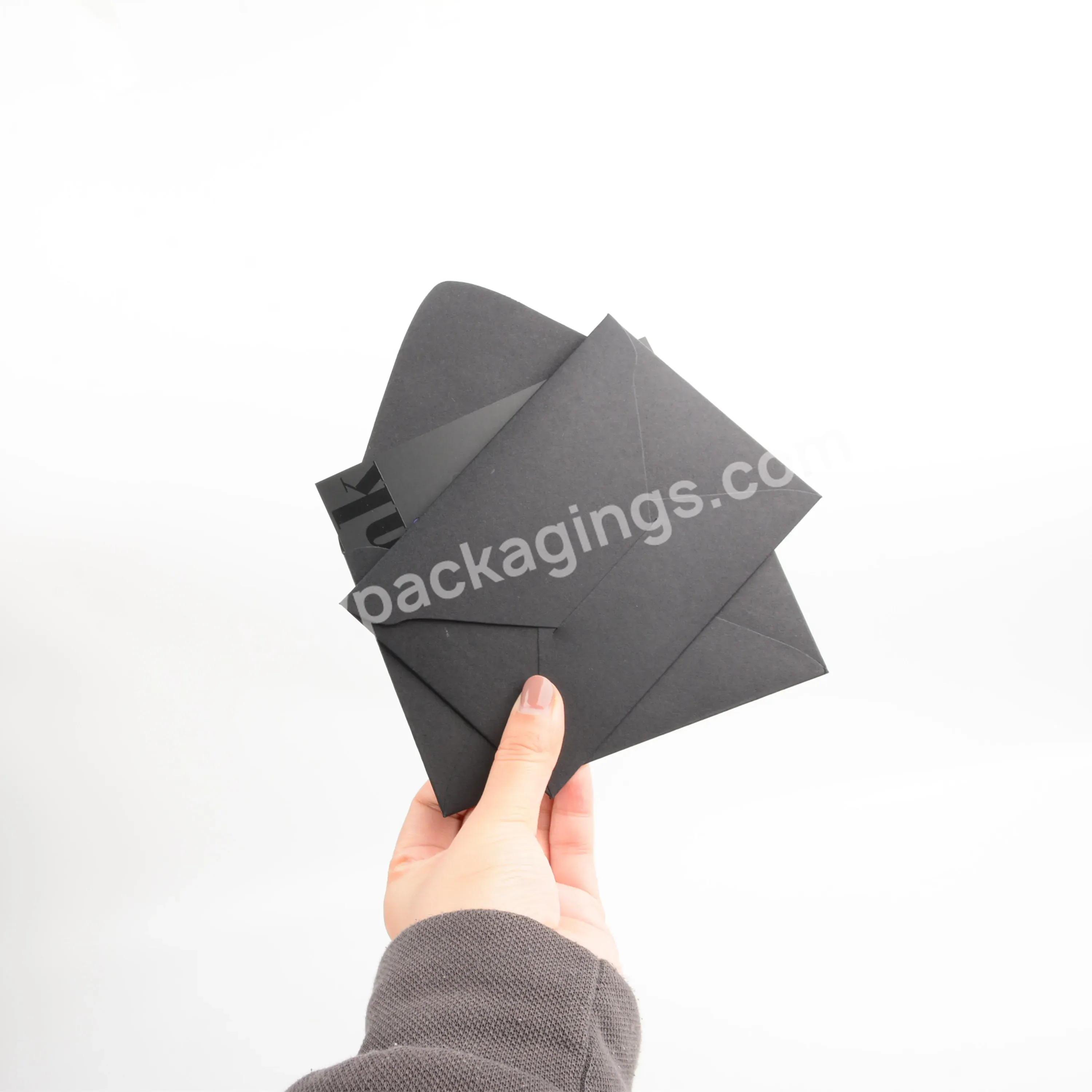 Wholesale Custom Paper Envelopes Printed Black Paper Envelopes From China
