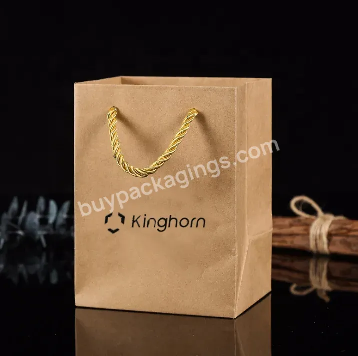 Wholesale Custom Paper Gift Shopping Clothing Bag Paper Bags With Your Own Logo