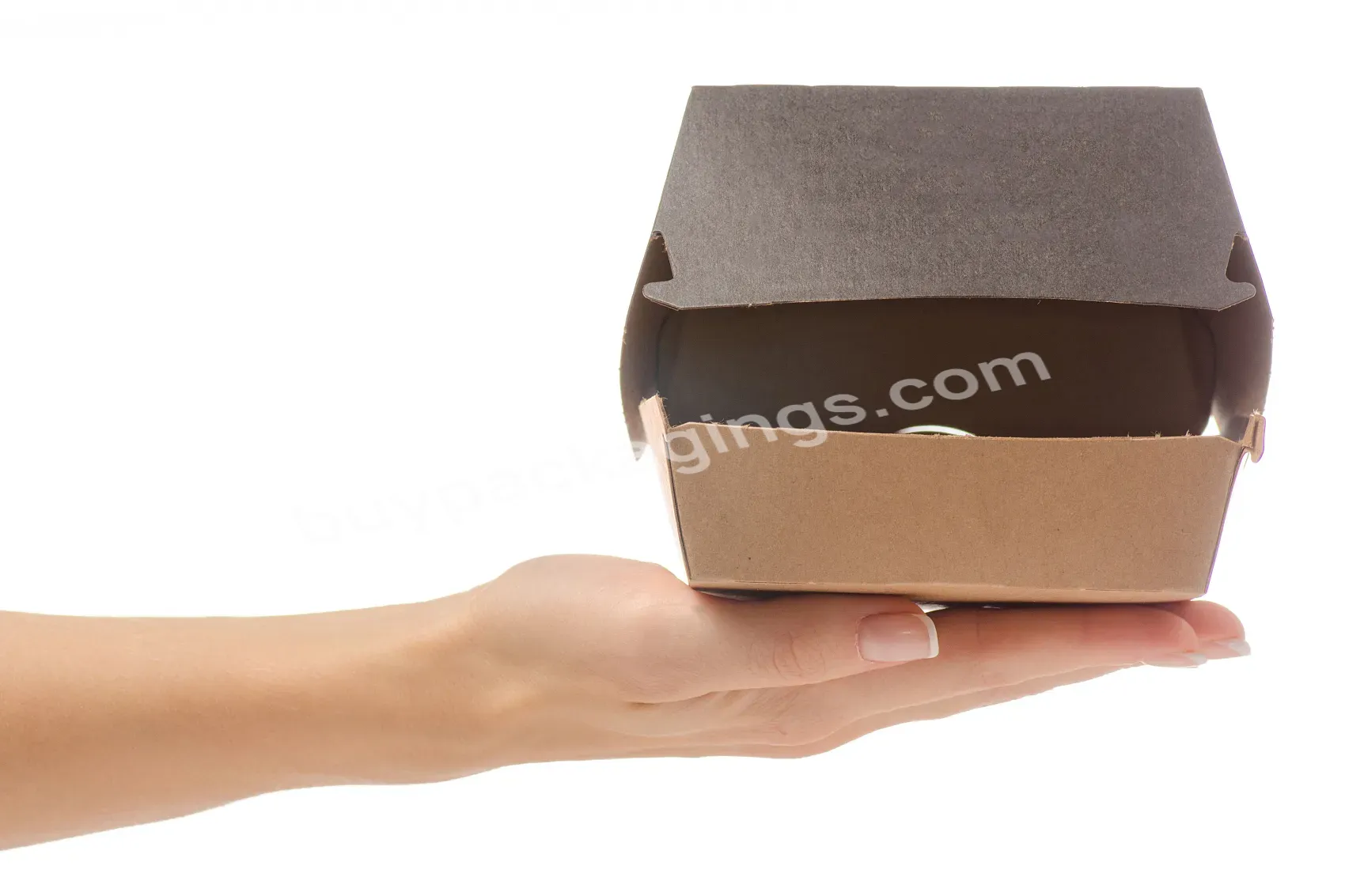 Wholesale Custom Print Disposable Biodegradable Paper Burger Box Food Boxes For Selling