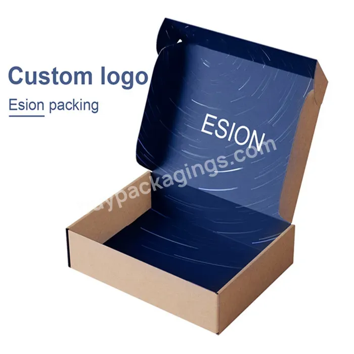 Wholesale Custom Printed Logo Any Sizes Corrugated Packaging Kraft Paper Box Mailer Shipping Box