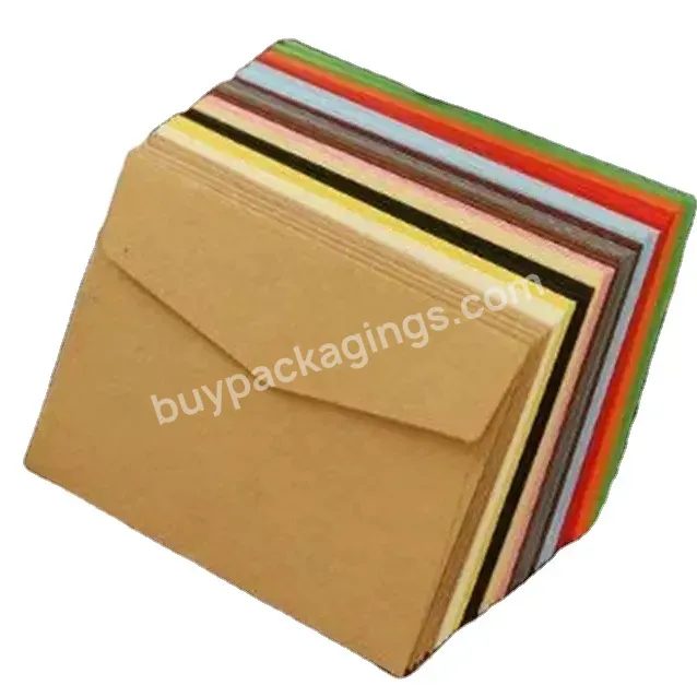 Wholesale Custom Printed Logo Black Brown Mailing Shipping Wrapping Kraft Envelope