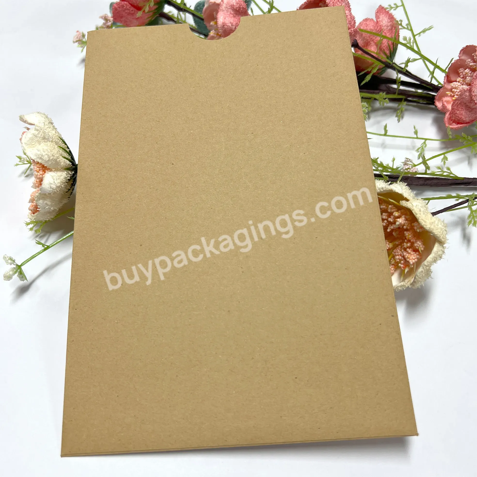 Wholesale Custom Printed Logo Black Brown Mailing Shipping Wrapping Kraft Envelope