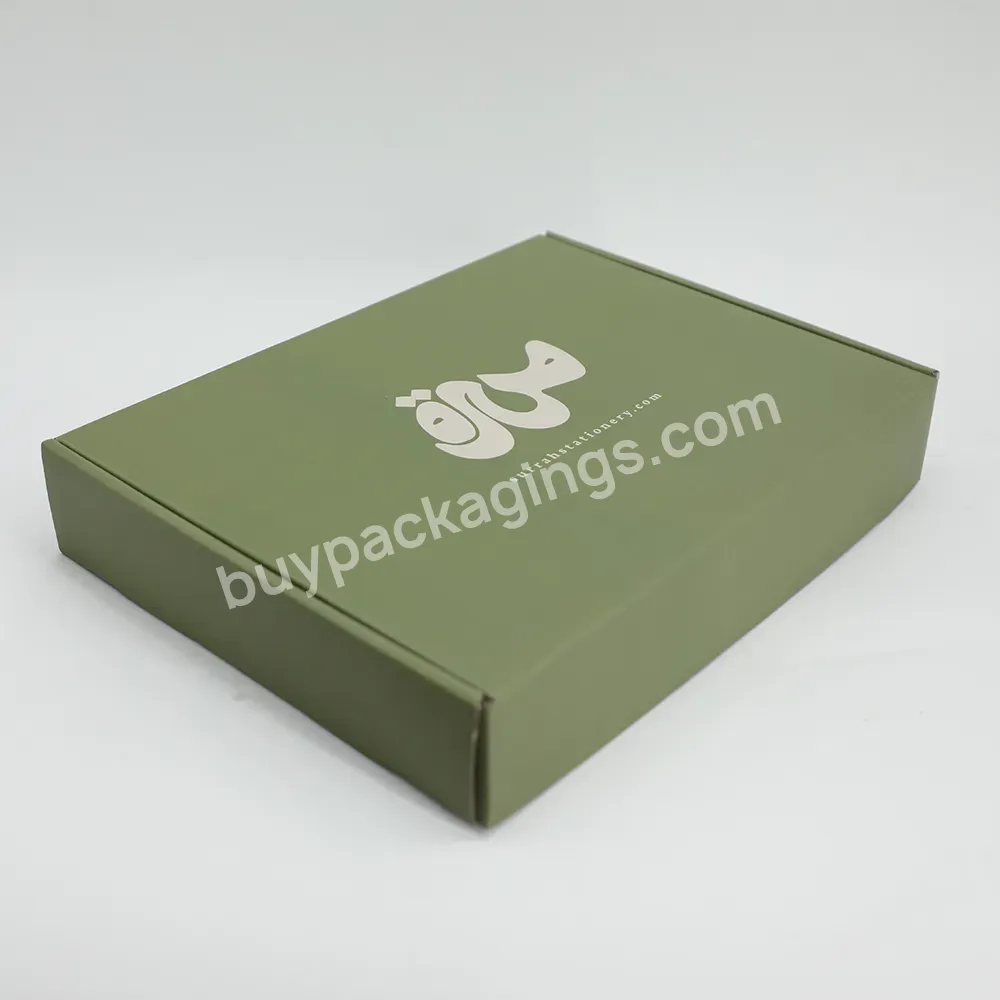 Wholesale Custom Printed Logo Garment Clothing Underwear Shipping Box Corrugated Mailer Box