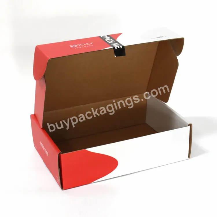 Wholesale Custom Printed Logo Paper Box Corrugated Aircraft Box,Product Mail Box Single-sided Printing Paper Board Recyclable